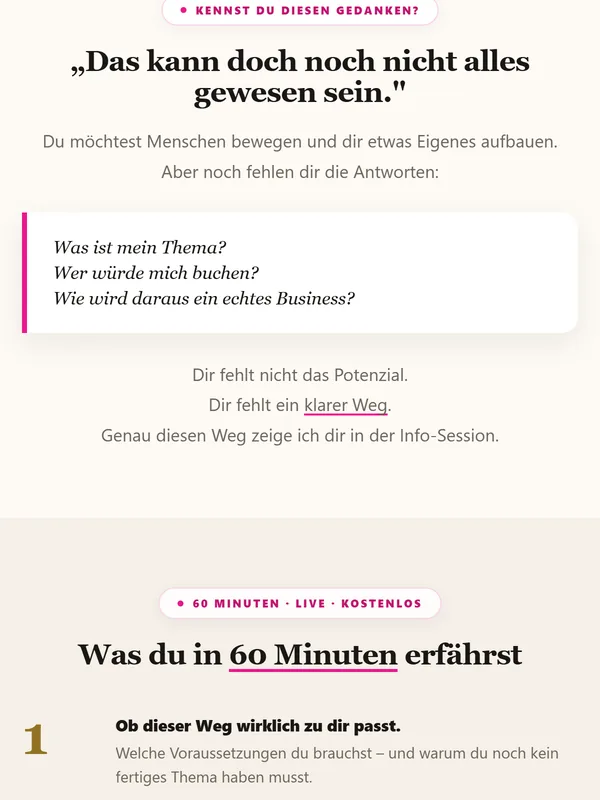 Startseite von wow-trainerin.com